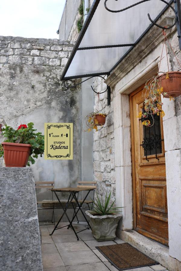 Studios Kadena Trogir - 18Th Century Stone House Eksteriør bilde